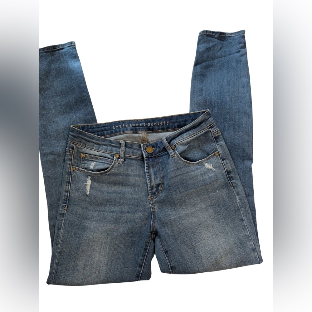 Articles of Society Skinny Jeans | Women’s Size 26 | Distressed Light Wash